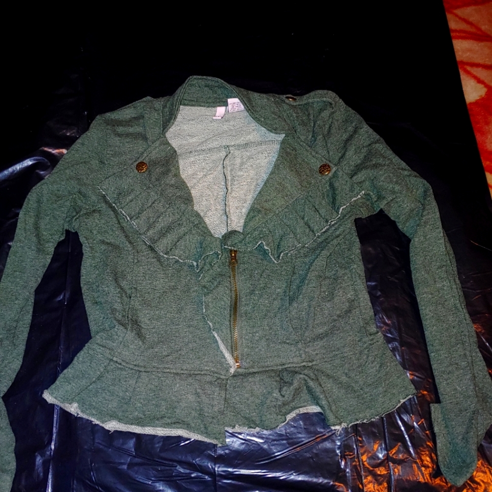 Women's  Stella Star Green M Crop Jacket